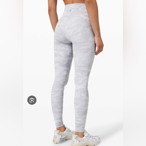 Lululemon Wunder Under White Camo Leggings - Picture 1 of 3